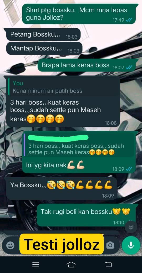 Testimoni pelanggan JOLLOZ 06