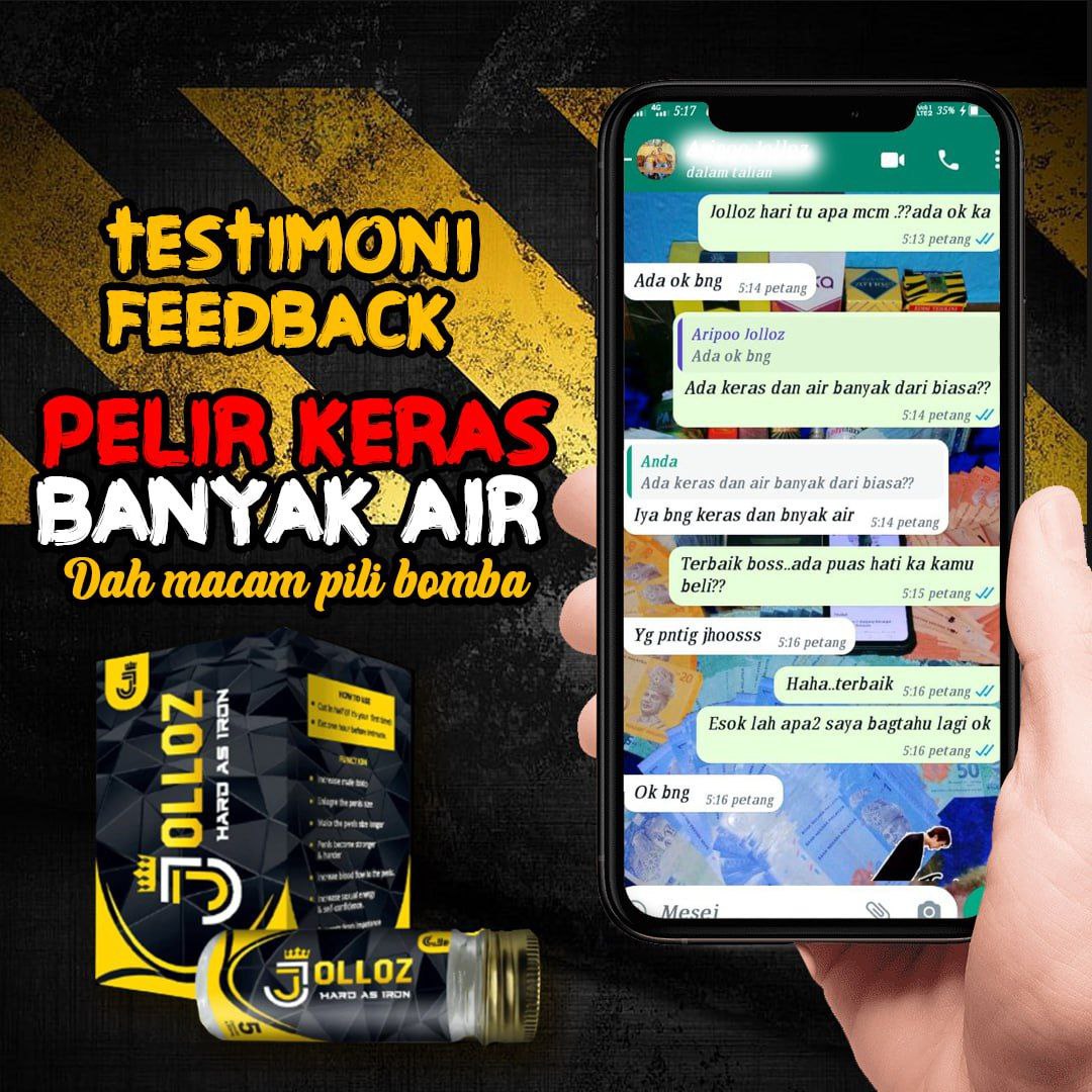 Testimoni pelanggan JOLLOZ 12
